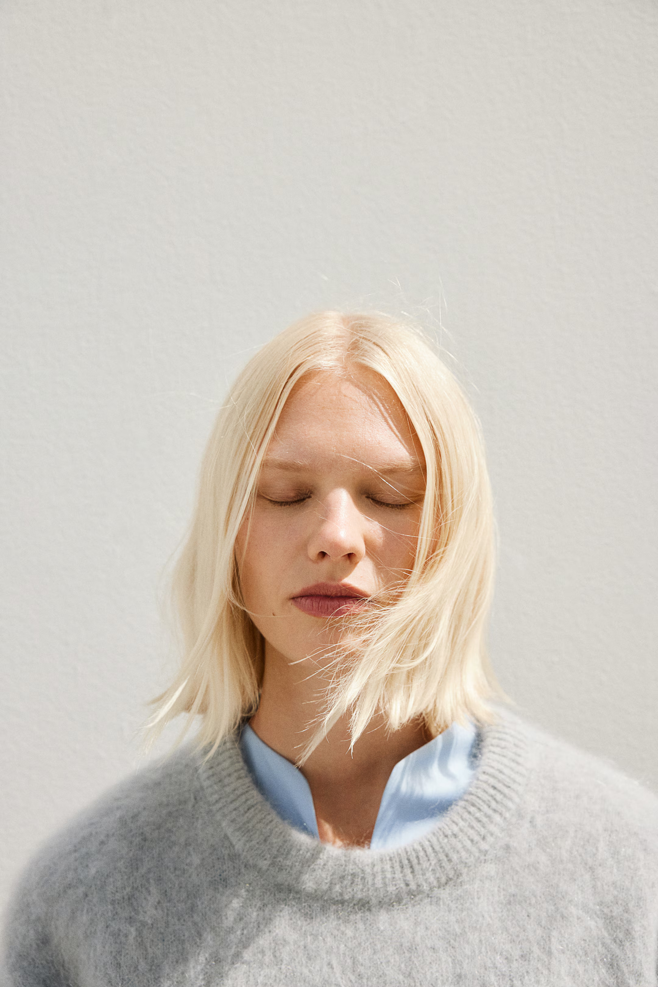 Oversized Mohair-Blend Sweater - Light apricot - Ladies | H&M US | H&M (US + CA)