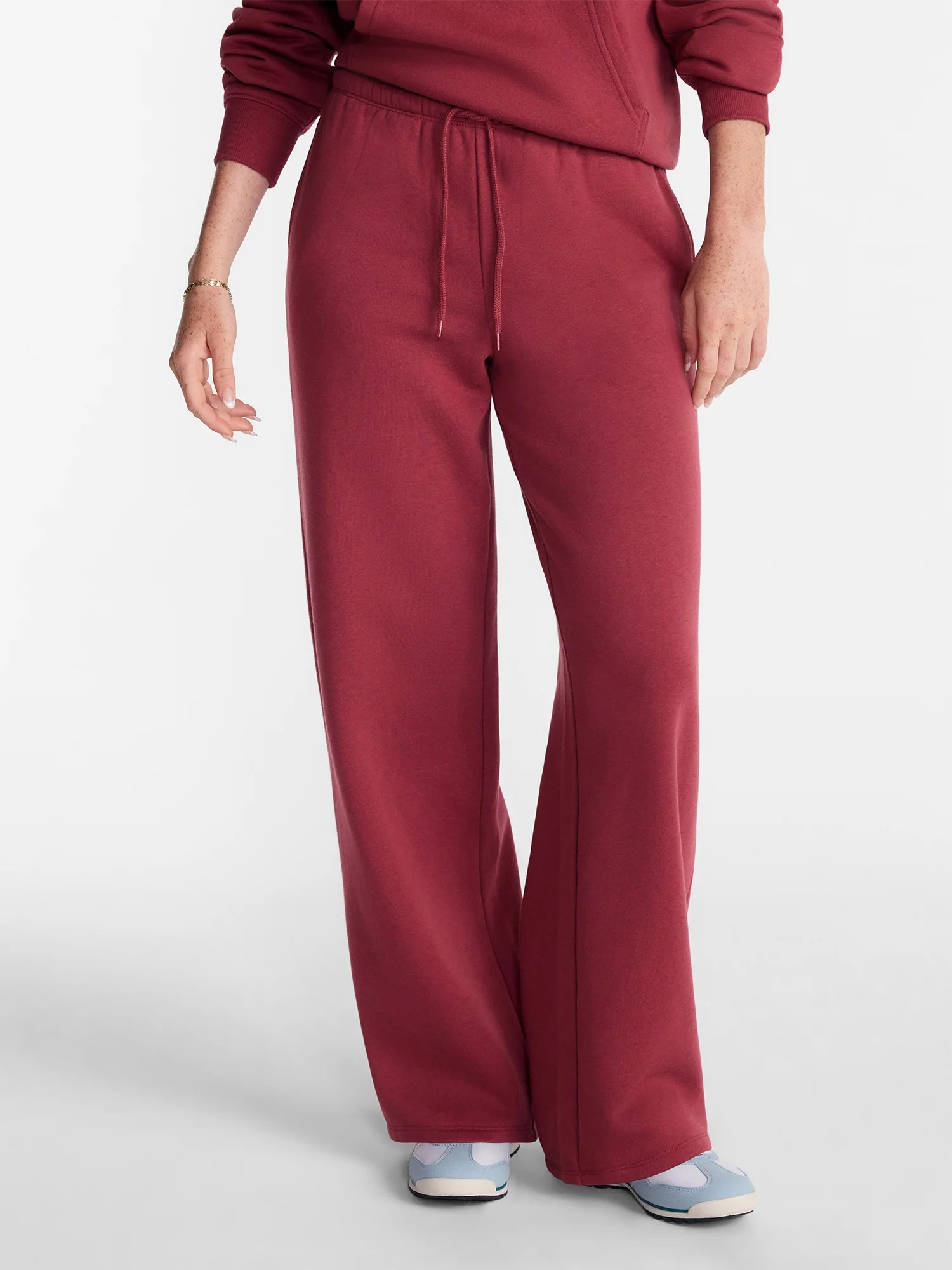 No Boundaries Mini Waist Fleece Pants, 30'' Inseam, Women’s XXS-XXL | Walmart (US)