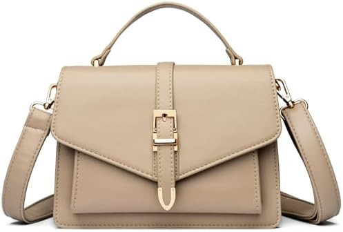 Travistar Crossbody Bags for Women - Small Cross Body Purse Leather Top-handle Handbags Trendy Sh... | Amazon (US)