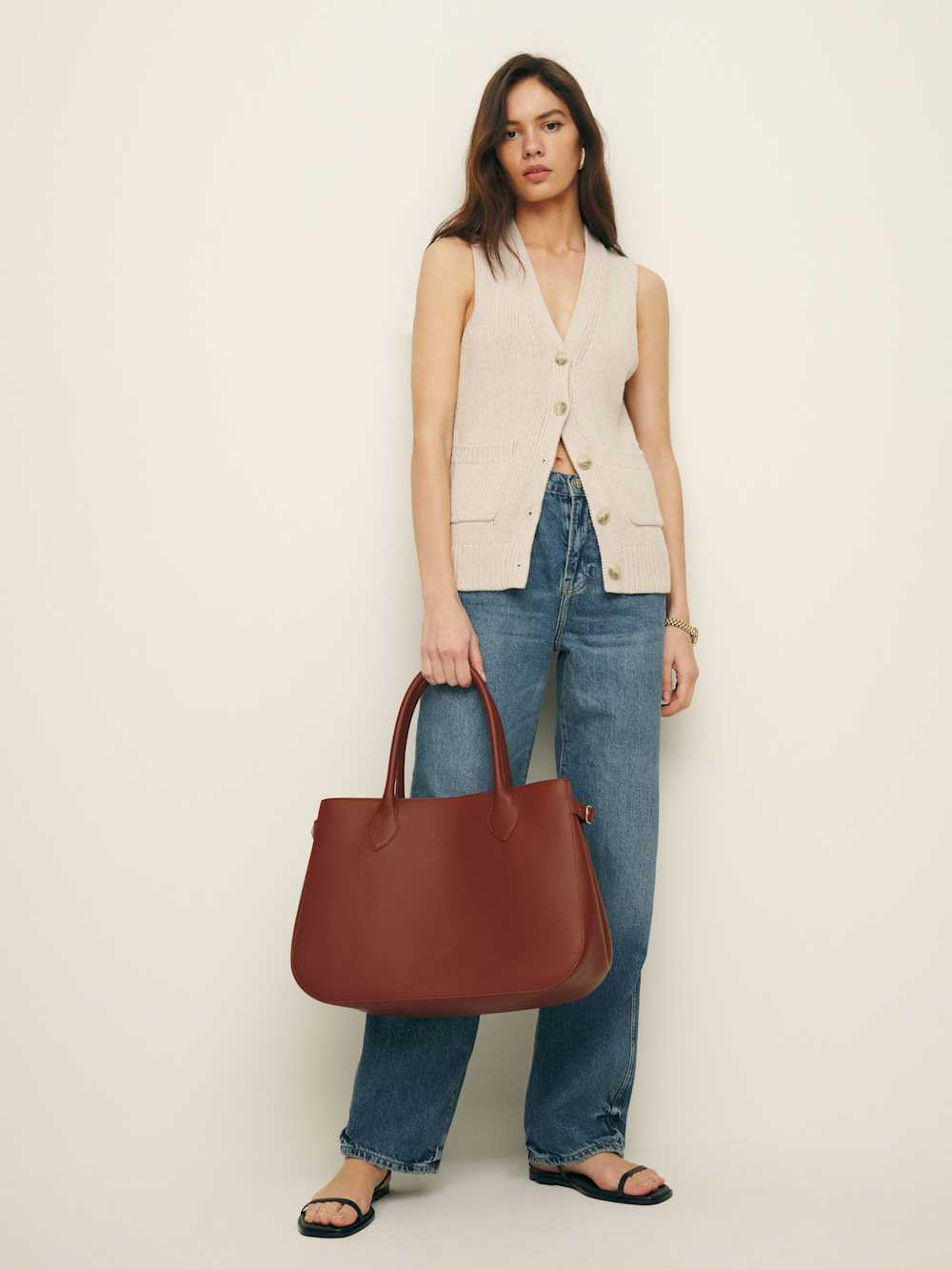 Oversized Patrizia Bag | Reformation (Global)