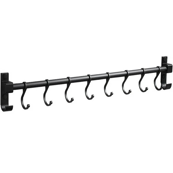 Kitchen Hanging Rod Pot Rack, Domaci 19.7 inch Kitchen Wall Mounted Pan Lid Utensils Organizer Ha... | Walmart (US)