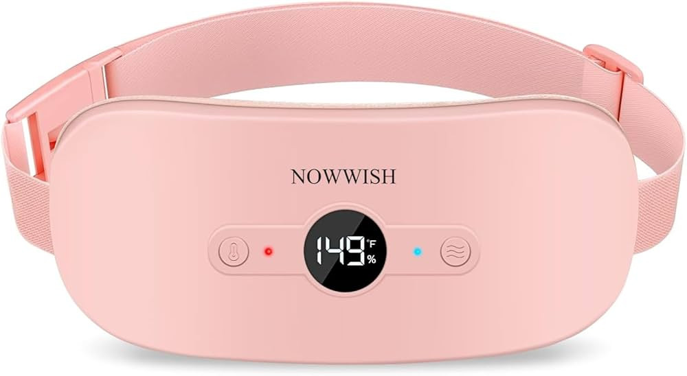 NOWWISH Heating Pad for Period Cramps Pain Relief, Portable Electric Cordless Menstrual Heating P... | Amazon (US)