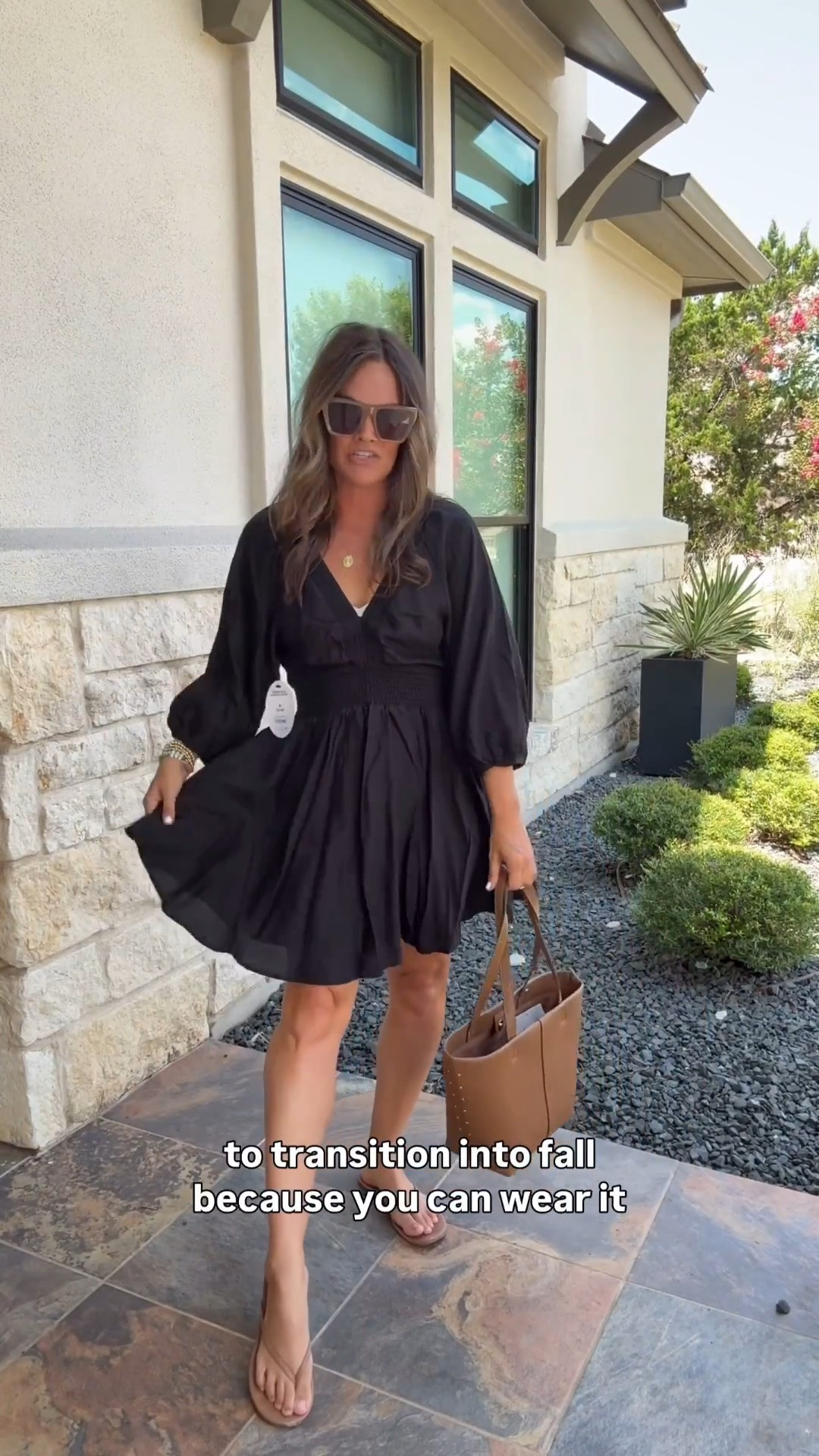 This black dress is on sale for $13.23 and is SO flattering! I cannot wait to style it with boots this fall 🤎

#LTKSaleAlert #LTKootd #LTKSeasonal