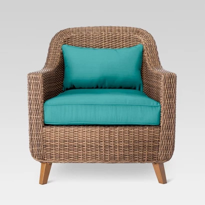 Mayhew All Weather Wicker Patio Club Chair - Threshold™ | Target
