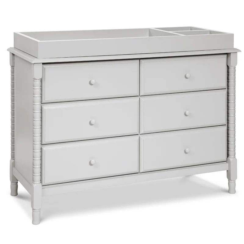 Jenny Lind Spindle 6 Drawer 48" W Double Dresser | Wayfair North America