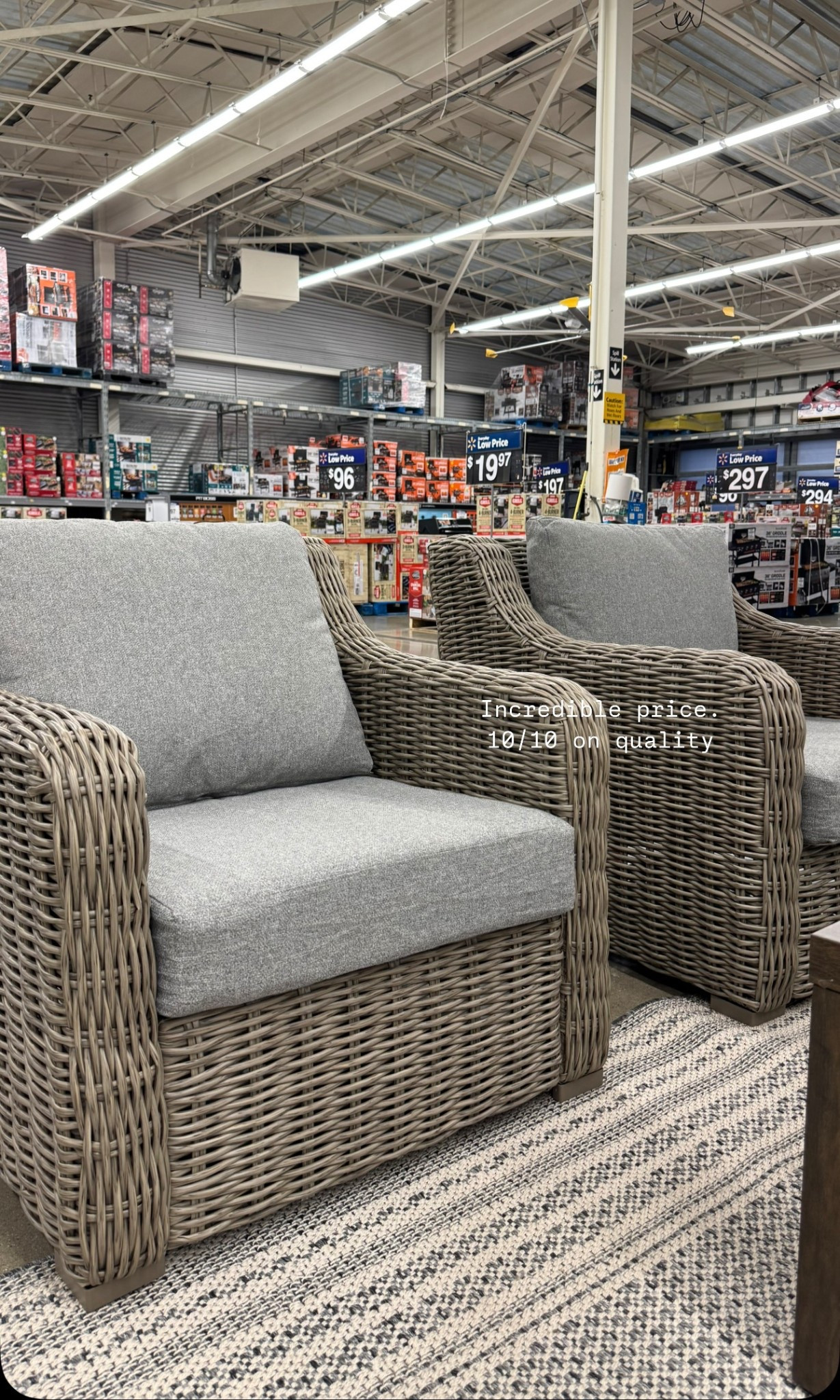 They sell out every summer sold us a set or buy one single, I have the sofa and I’ve had it for almost 3 years and it’s held up great quality as a plus on this, outdoor look for less patio chairs, comfy woven patio chair

#LTKHome #LTKStyleTip #LTKSaleAlert
