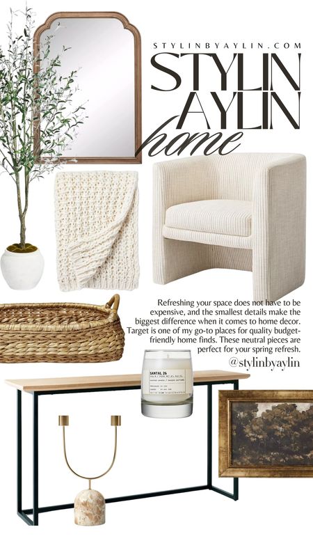 Stylin Home from Target ✨ neutral home decor, target finds, target style #StylinAylinHome #Aylin 

#LTKhome #LTKfindsunder100