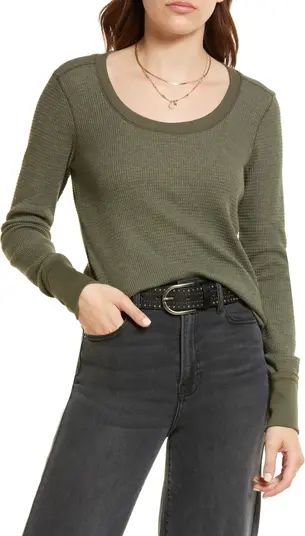 Long Sleeve Thermal Knit Top | Nordstrom