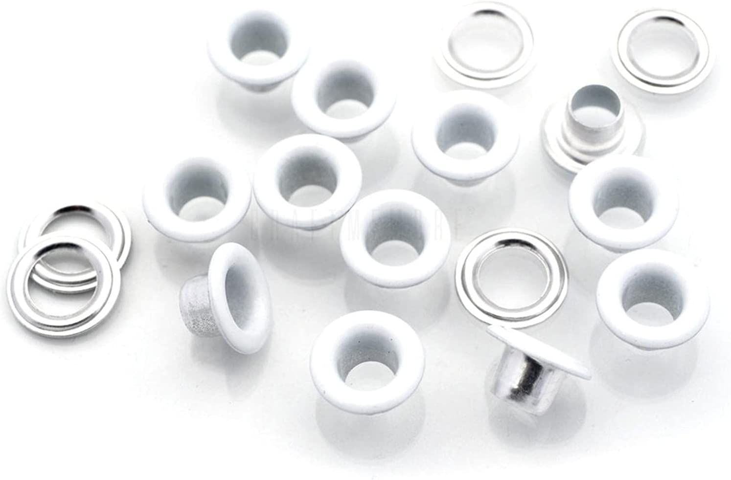 CRAFTMEMORE 100pack 3/16" ID Colored Eyelets Grommets with Washers 5mm Aluminium Eyelet for DIY C... | Amazon (US)