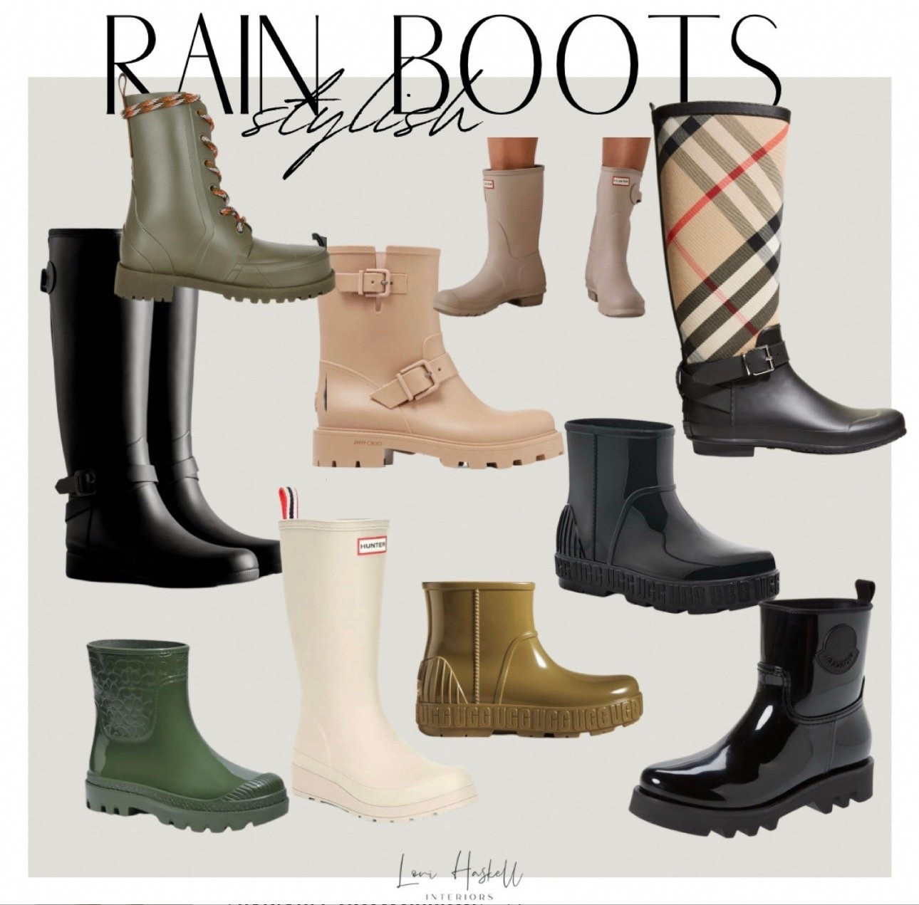 Fun and stylish rain boots!! 

Fashion | beauty | outfit | spring | boots | designer | spring | summer 


#LTKootd #LTKgrwm #LTKOver40