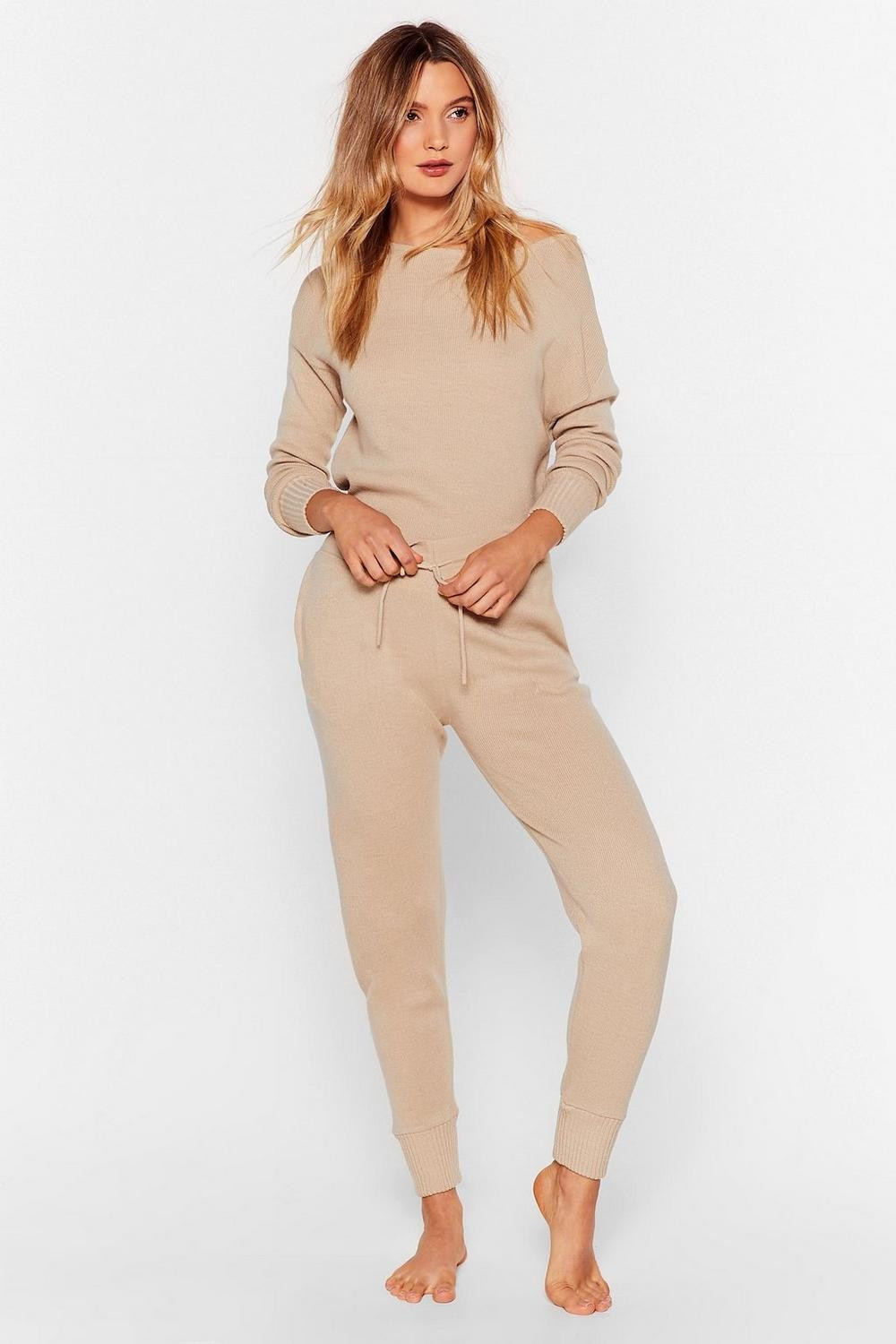 Weekend Loading Knit Sweater and Joggers Lounge Set | NastyGal (US & CA)