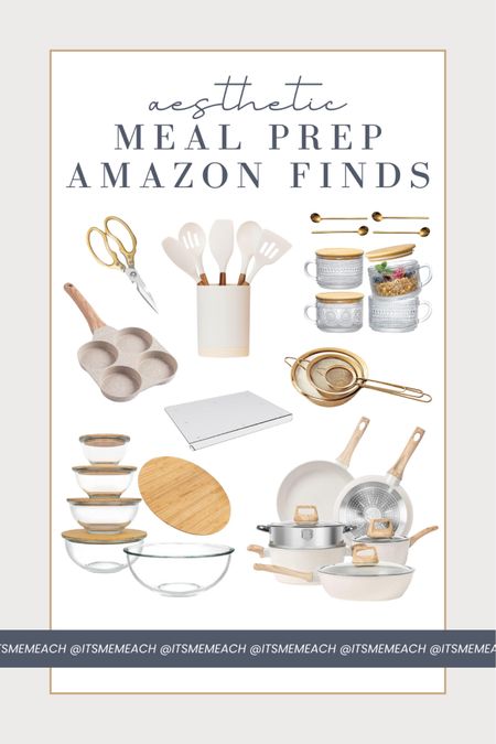 A few aesthetically pleasing kitchen essentials / meal prep essentials I happened upon on Amazon! They all seem to have great ratings and are equally pretty and functional. Click to shop!

#LTKfindsunder50 #LTKfindsunder100 #LTKhome