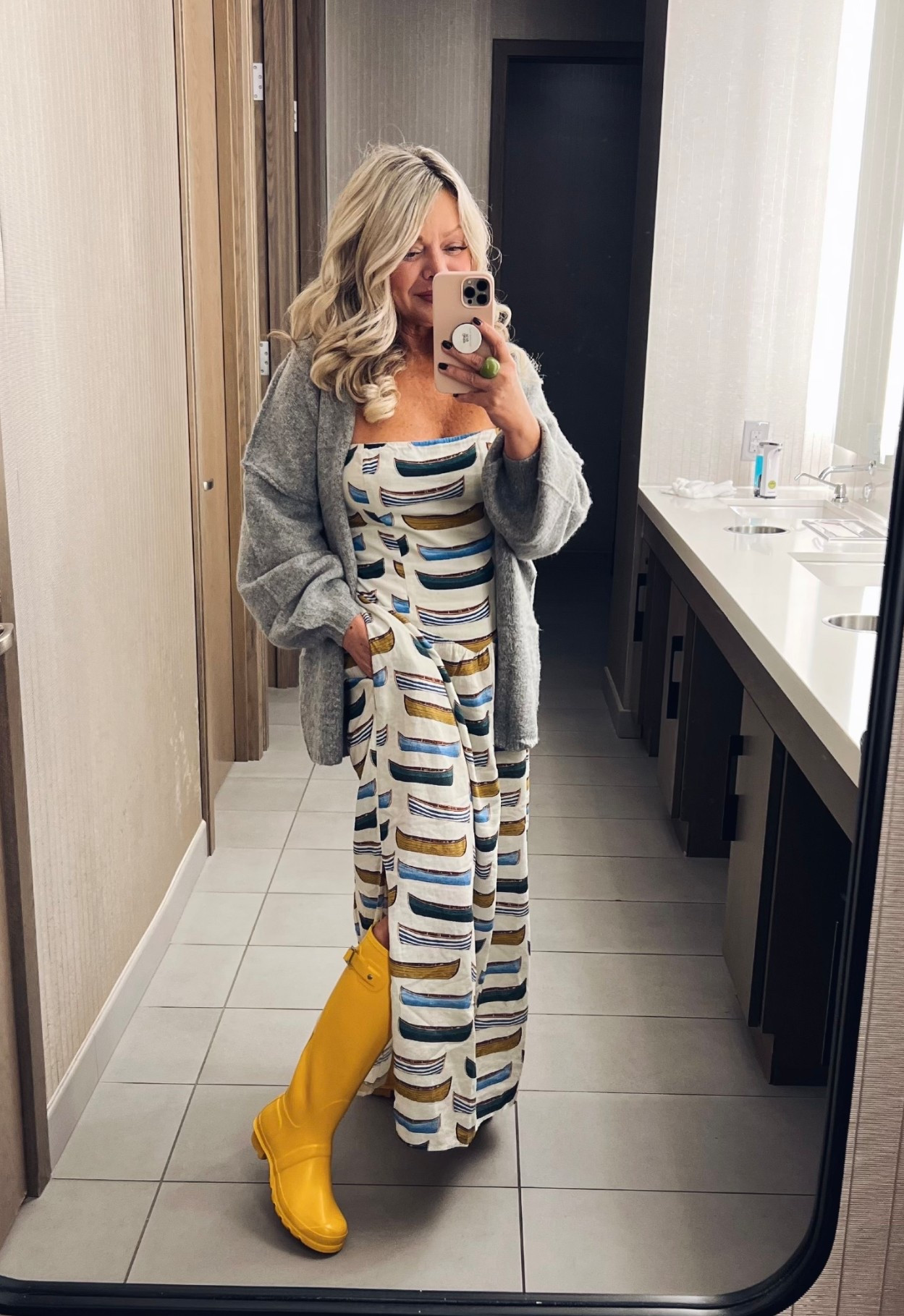 Perfect rainy day outfit! #dress #outfit #dress #boots #ootd #sweater

#LTKOver40 #LTKStyleTip #LTKShoeCrush