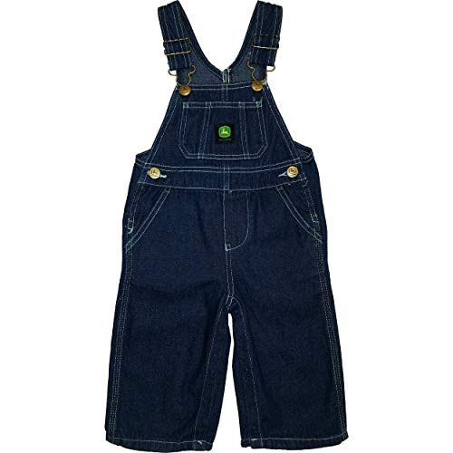 John Deere baby boys John Deere Overall Bibs, Denim, 6-12 Months US | Amazon (US)