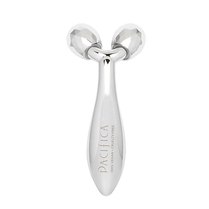 Pacifica Beauty Future Youth Facial Massage Roller, Skincare, Zinc Alloy, Sculpt, Firm, Depuff, F... | Amazon (US)