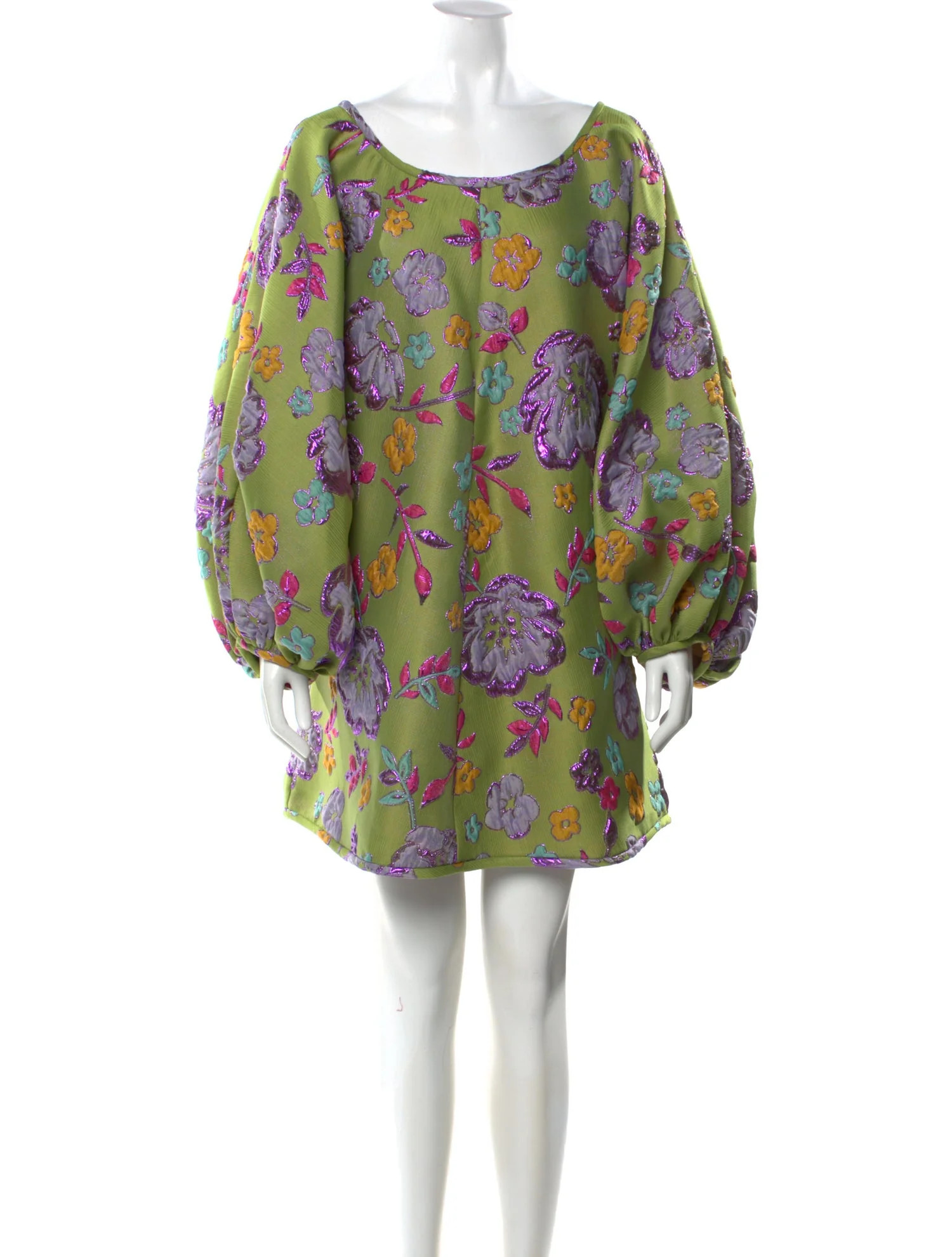 Arianne Elmy Floral Print Mini Dress w/ Tags - Green Dresses, Clothing - WAERL20291 | The RealRea... | The RealReal