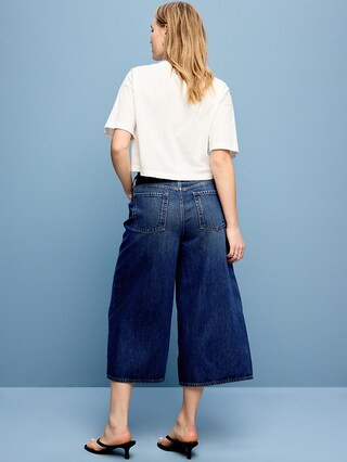 Mid-Rise Baggy Culottes | Old Navy (US)