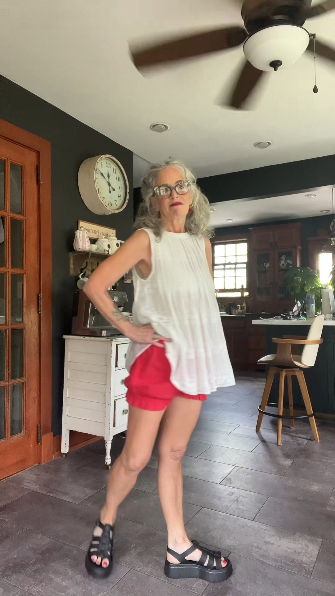 The shoe company Melissa gifted me two psi’s of sandals and I love them!!  The cozy cross platform and the Up platform. Daily ootd for me a 64 yr old mom of 4, Gigi to 6 beauties and p/t caregiver to my mom with drmentia❤️

#LTKOver40 #LTKootd #LTKdayinmylife