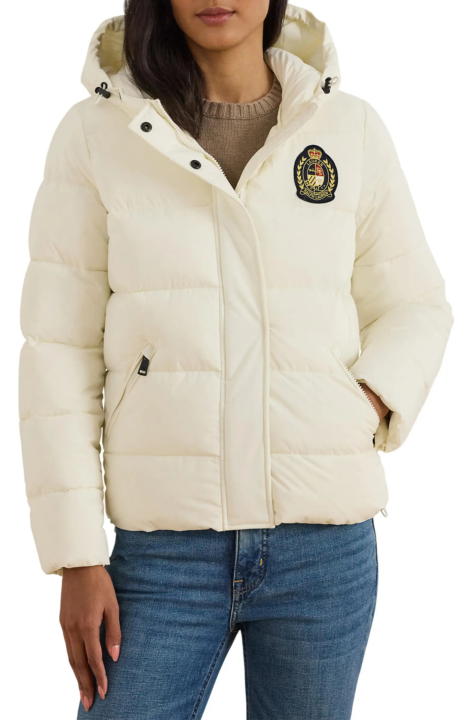 Lauren Ralph Lauren Crested Puffer Jacket | Nordstrom | Nordstrom