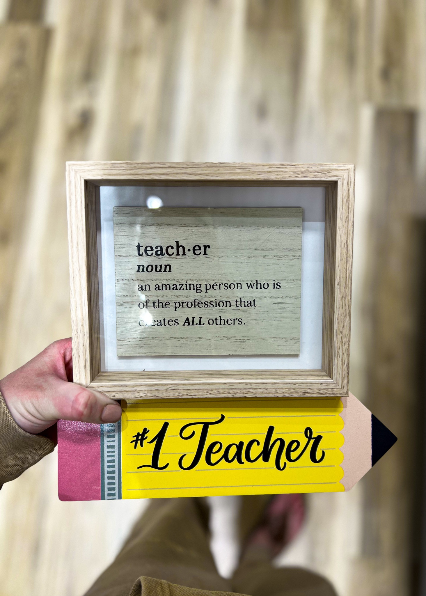 Teacher appreciation week. Gift ideas for teachers. Personalized Teacher Name Plate For Desk w Supply Organizer in Shape Of Pencil | Laser Cut Wooden Desk / Teacher desk decor.

#teacher #decor #gift #giftguide #amazon #etsy #target #polacek

#LTKfindsunder50 #LTKhome #LTKGiftGuide