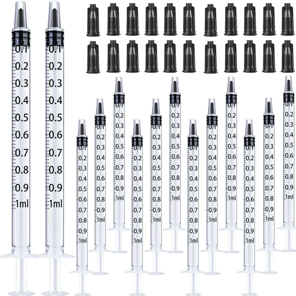 1ml Syringes with Caps (Pack of 50pcs) | Amazon (US)