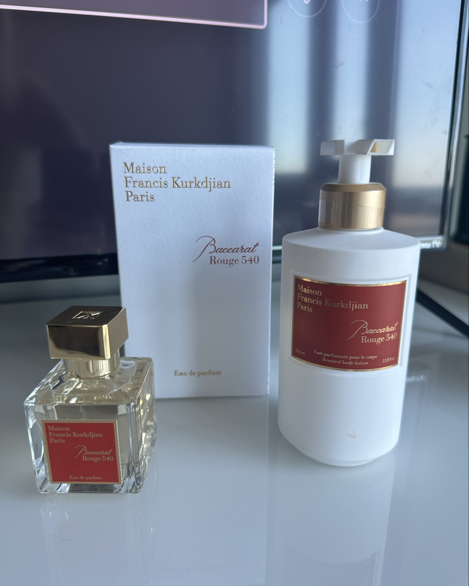 My go to duo!!!! 
Perfume/lotion from Maison Francis Kurkdjian - get so many compliments on this when I wear it 

#LTKPerfume

#LTKGiftGuide #LTKU #LTKBeauty