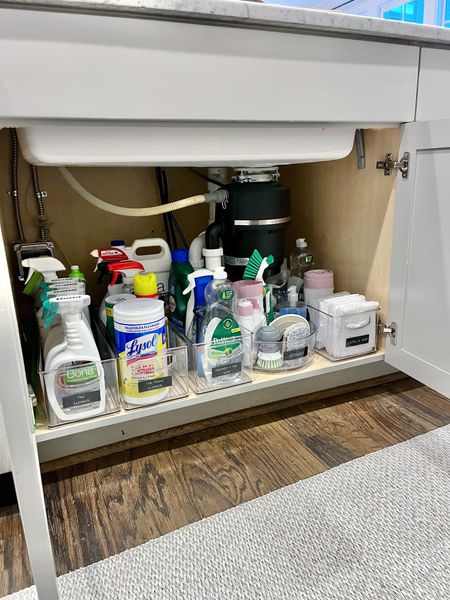 Under the Sink Organizing 