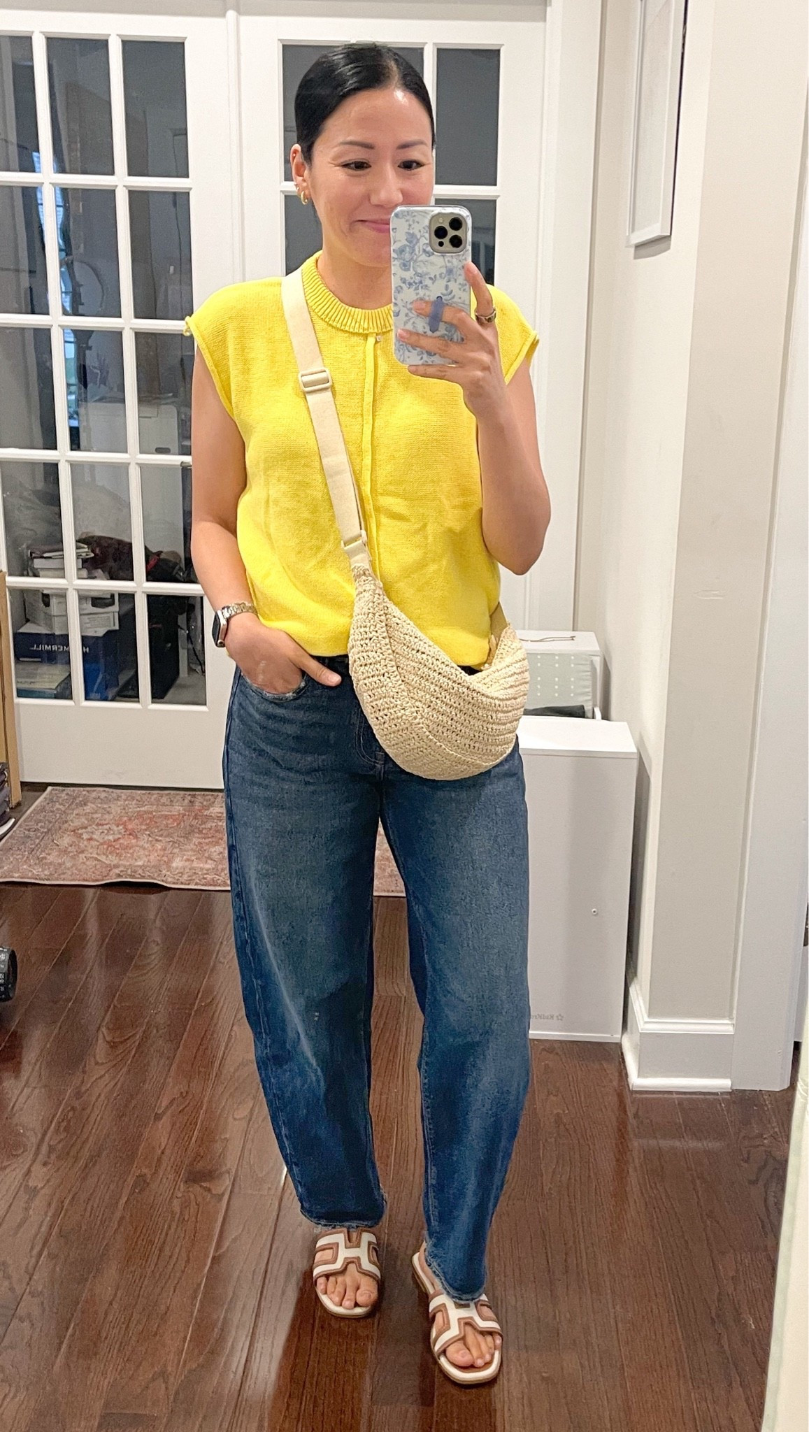 Size small top
Sandals are true to size

#LTKgrwm #LTKootd #LTKOver40