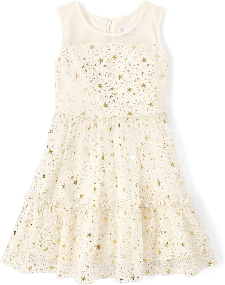 The Children's Place Girls Dressy Dress, Sleeveless | Amazon (US)