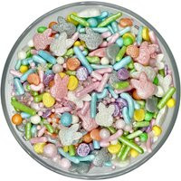 Sprinkle Mix Hoppy Easter Edible Spring Shower Pink Yellow Purple Blue Bunny | Etsy (US)