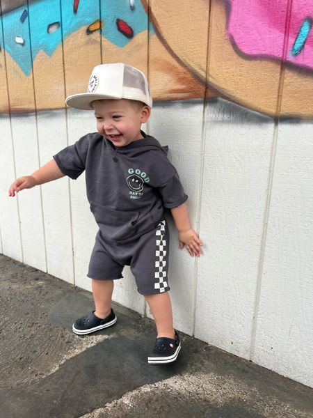 This boy is all cool vibes! 
Love these sets from Target! Perfect for vacation and summer time! Fits true to size and has the oversized look. Comes in a few designs 

#LTKkids #LTKtravel #LTKstyletip
