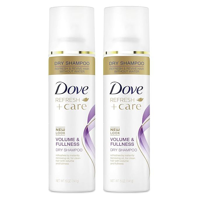 Dove Dry Shampoo for Oily Hair Volume & Fullness for Refreshed Hair 5 oz 2 Count | Amazon (US)