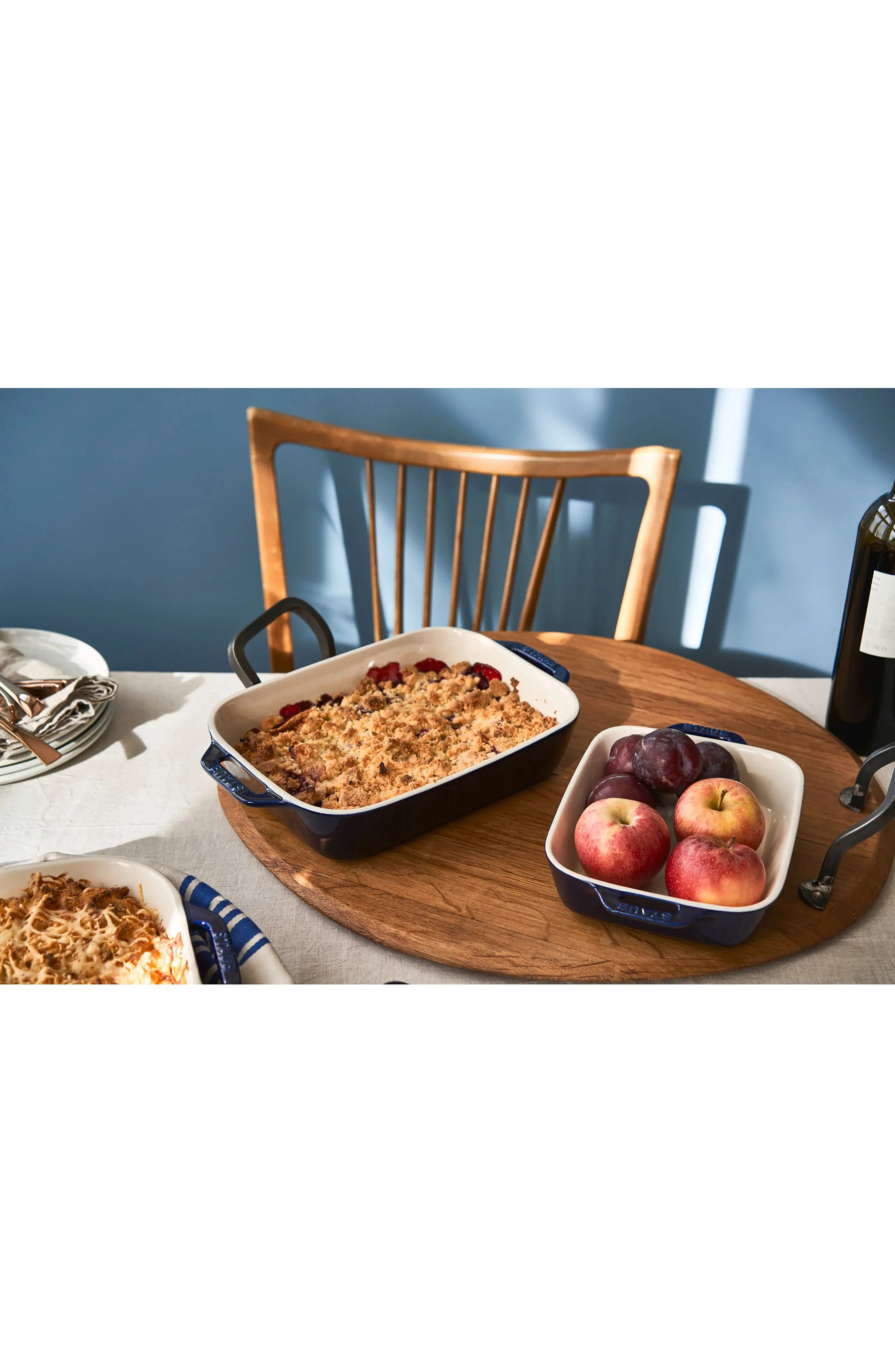 Staub Ceramic 2-Piece Rectangular Baking Dish Set - Dark Blue | Nordstrom | Nordstrom