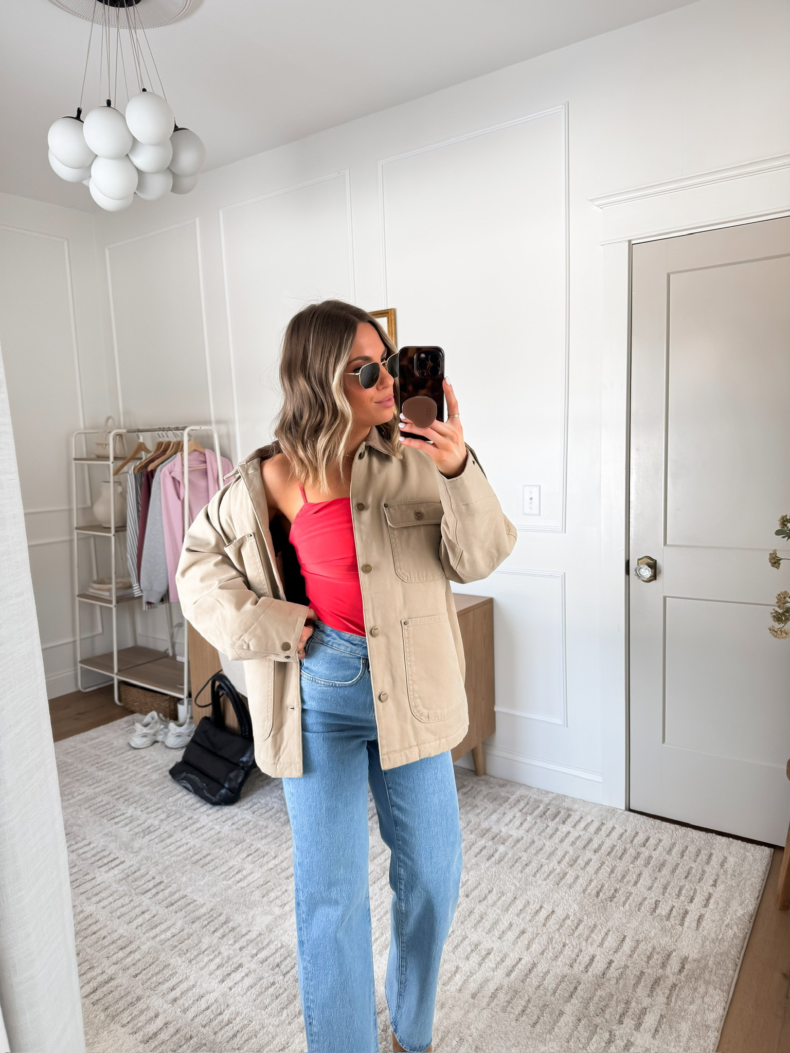 I LOVE that this jacket doesn't look weird or boxy!! The perfect fit for an oversized look!

Jacket (S) 
Bodysuit (S) 
Pants (25) TTS 

 

#LTKMostLoved #LTKSeasonal #LTKStyleTip