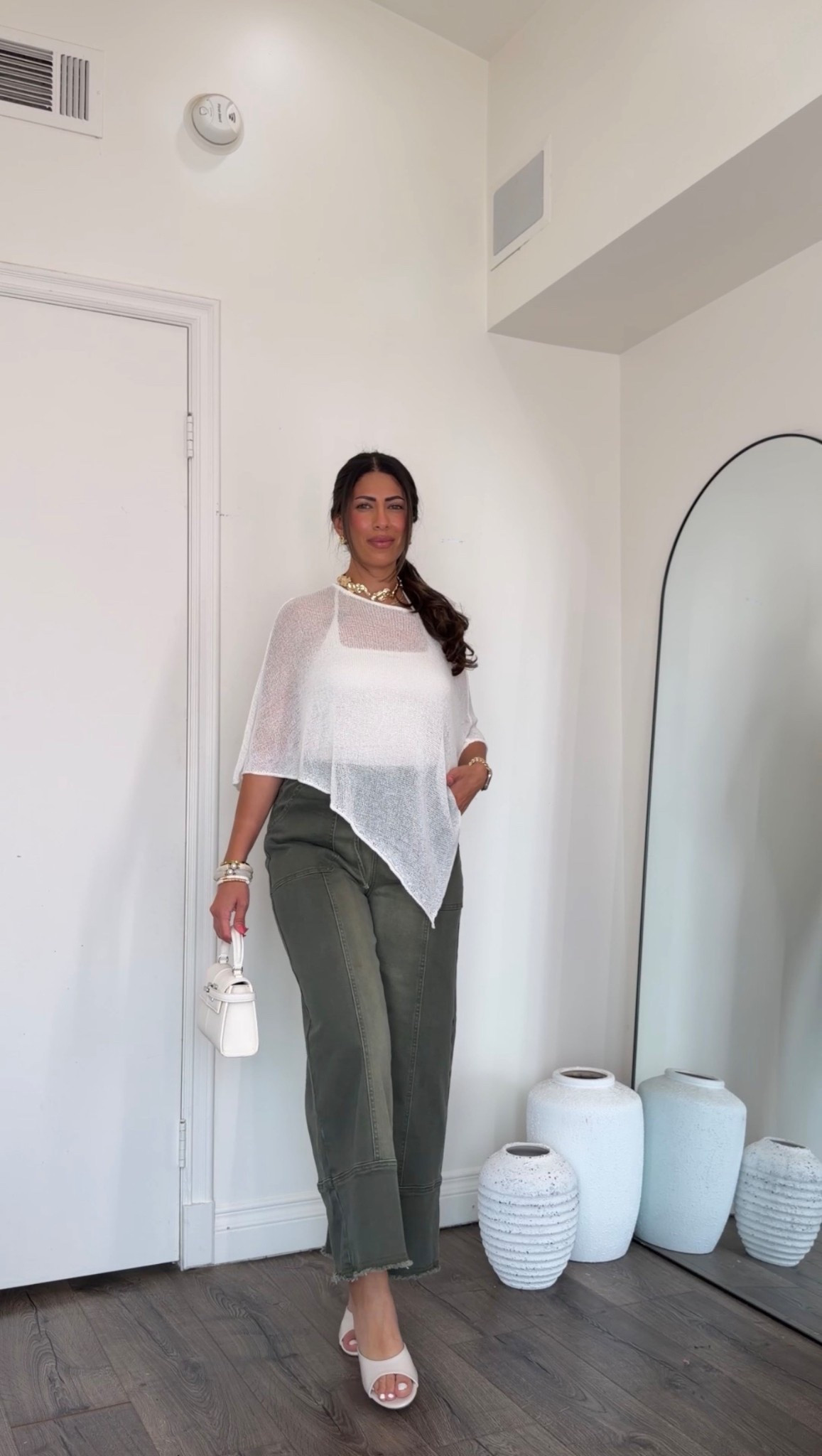 Casual and easy spring outfit idea! Loving this poncho and these jeans! Jeans size medium 

#LTKSeasonal #LTKMidsize #LTKootd