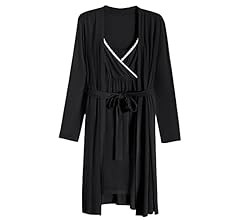 SWOMOG Womens Maternity Robe 2 Piece Nursing Nightgown for Breastfeeding 3 in 1 Labor Delivery Nu... | Amazon (US)