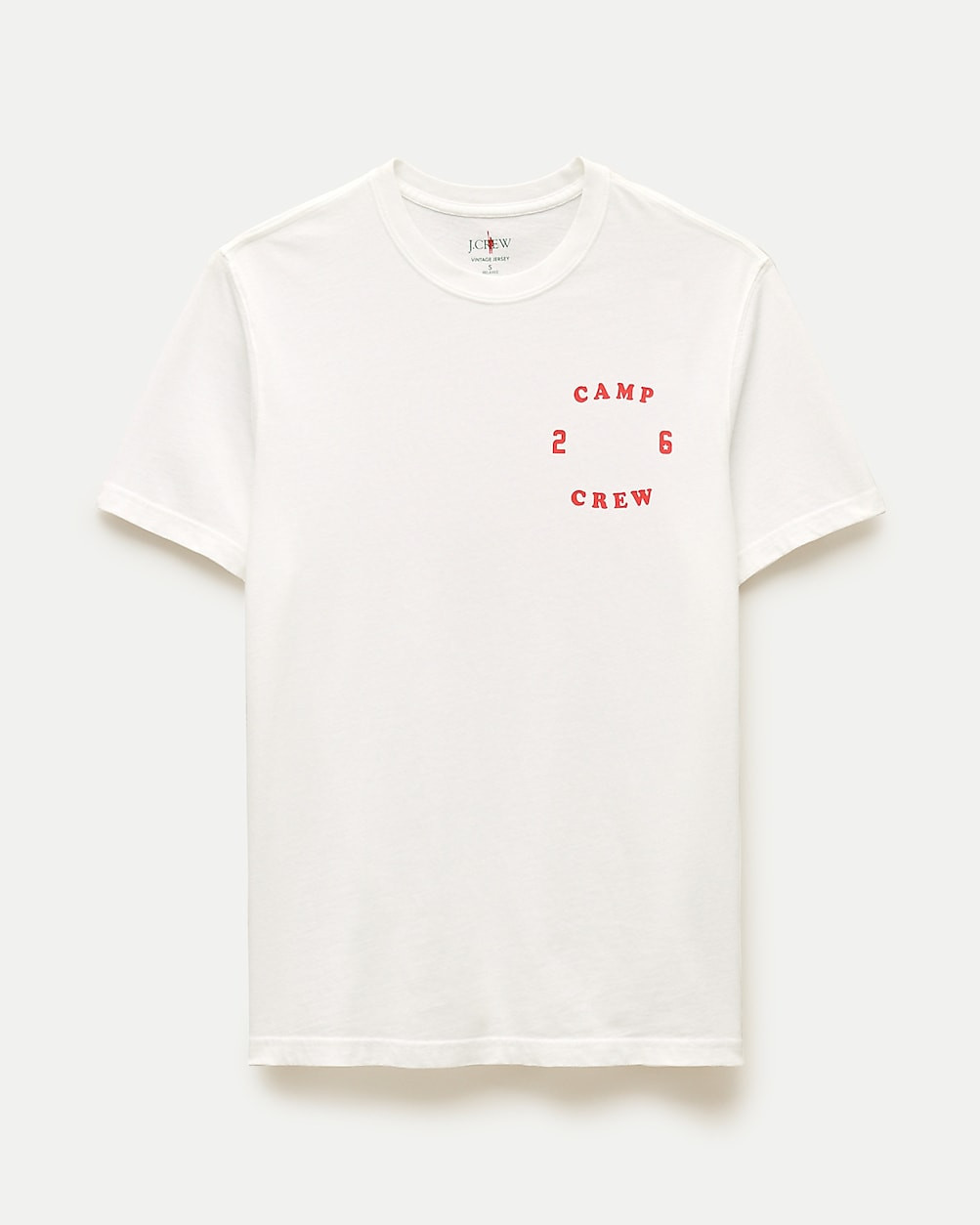 Camp Crew vintage-wash cotton T-shirt | J. Crew US