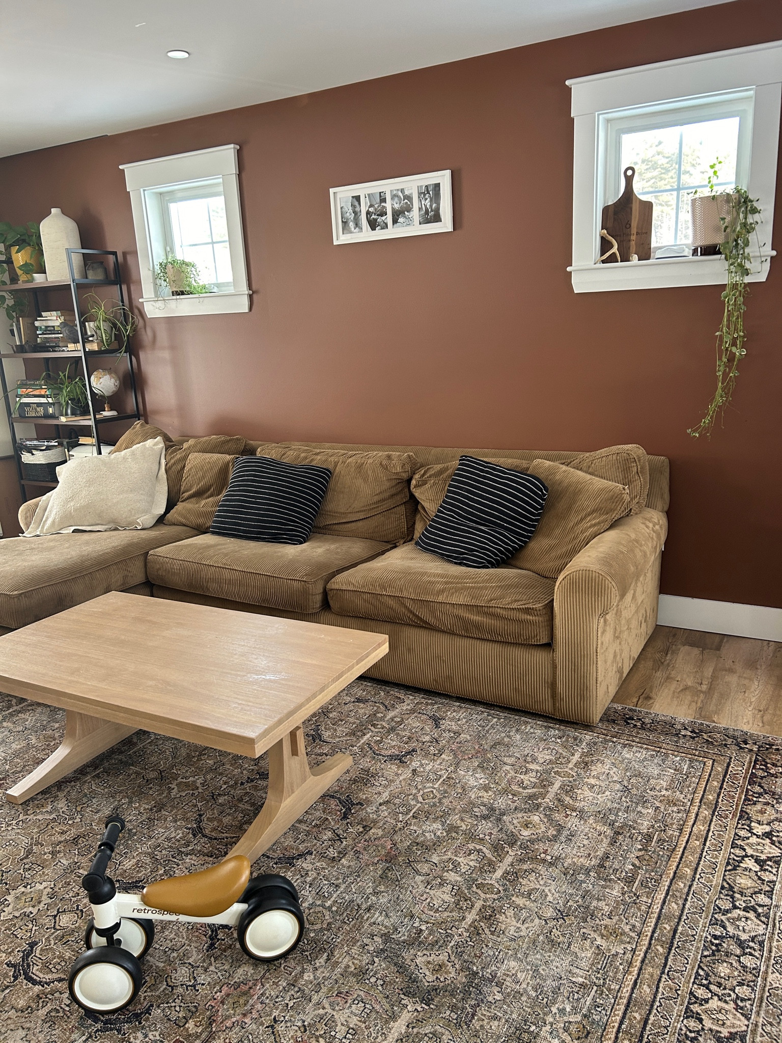 Working on making my living room look cozy… disclaimer it does not look like this. Ever. It’s normally covered in toys and the back cushions are crushed by my dog and pillows are missing for forts 😅 anyways…

The couch was given to us and the rest I have slowly put together since moving last April. Obviously there isn’t anything on the table because ya know I have a toddler. I decided to keep the bike in the picture because it is one of Cashel’s favorites!

#LTKFamily #LTKHome