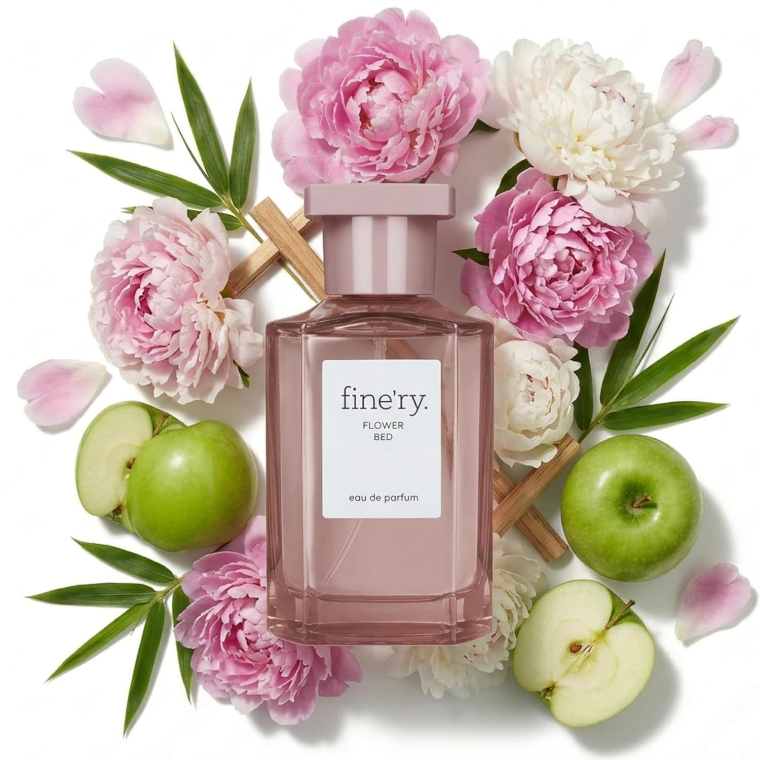 Fine'ry Flower Bed Peony Apple Eau de Parfum - Long-Lasting Perfume for Women - Lush Peony, Green... | Amazon (US)