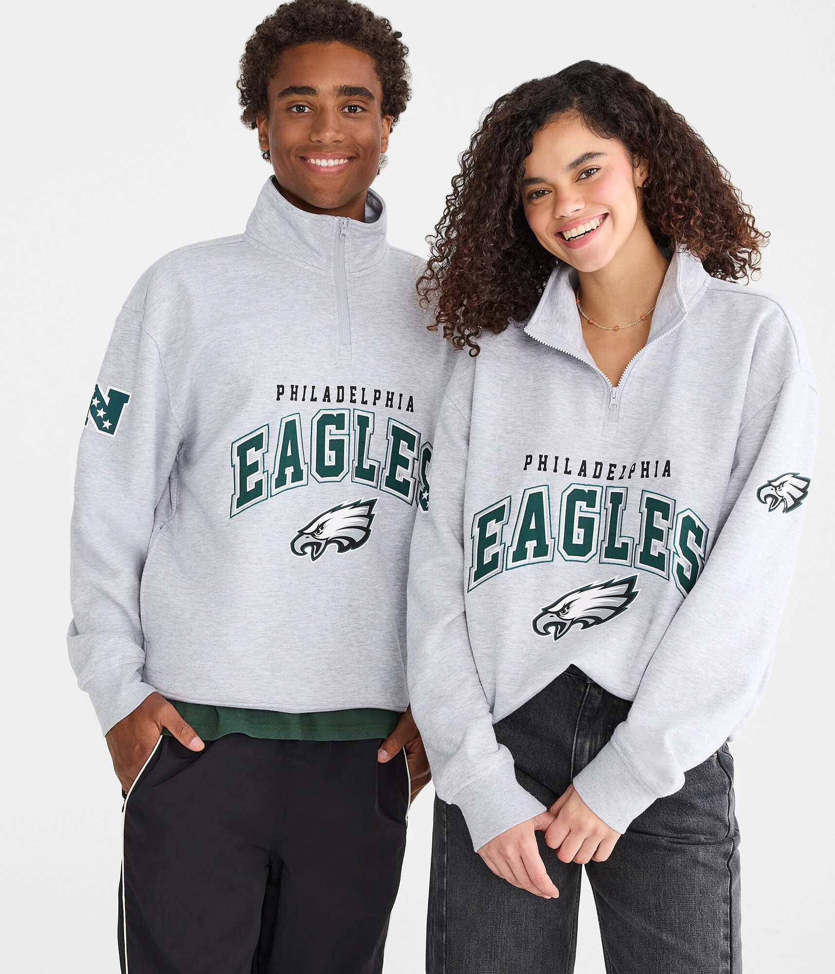 Aeropostale Philadelphia Eagles Quarter-Zip Sweatshirt | Shop Simon