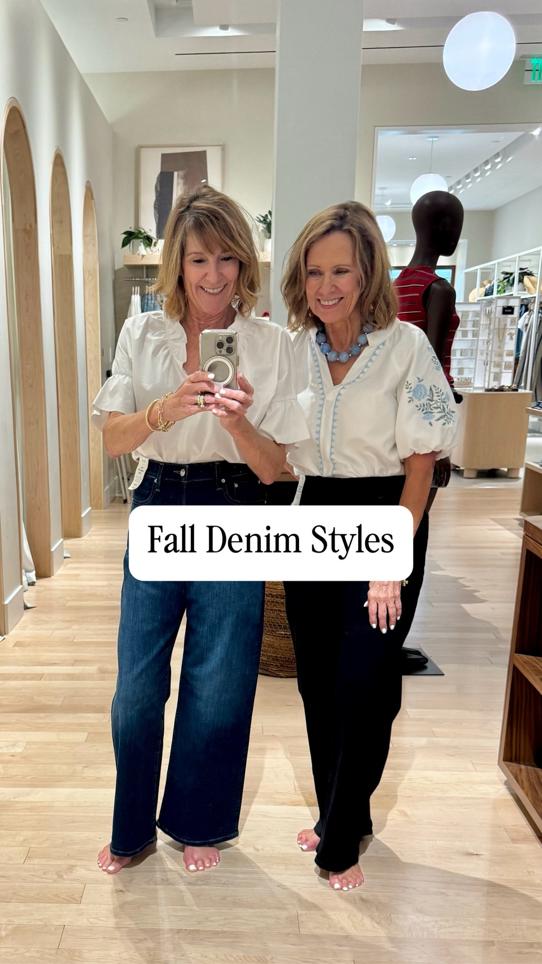 Now that fall is approaching, it’s the perfect time to rethink your denim wardrobe. We realize styles change from season to season, the key is finding silhouettes that work with your personal style.
￼ The styles that stand out are the slim like Jean, the barrel Jean, boot cut, wide leg and embellished Jean.  Each silhouette creates a different look, making it easy to find a style that fits your personal wardrobe. 
Let’s see what we found.

#LTKxMadewell #LTKgrwm #LTKSeasonal