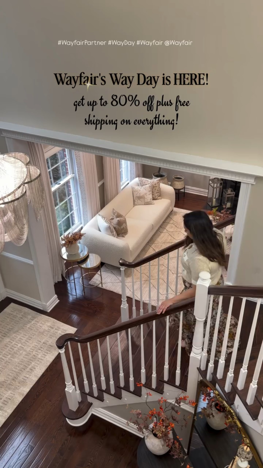 Wayfair's Way Day is here!
  #WayfairPartner It’s @wayfair biggest deals of the season! Up to 80% off plus free shipping on everything! I have a lot of amazing high quality items from Wayfair including my new living room sofa, coffee table, bench and all my rugs ! Hurry because Way Day deals only go through 10/26 - 10/29!
#Wayfair #WayDay @shop.ltk #ltkit T

#LTKSaleAlert #LTKSeasonal