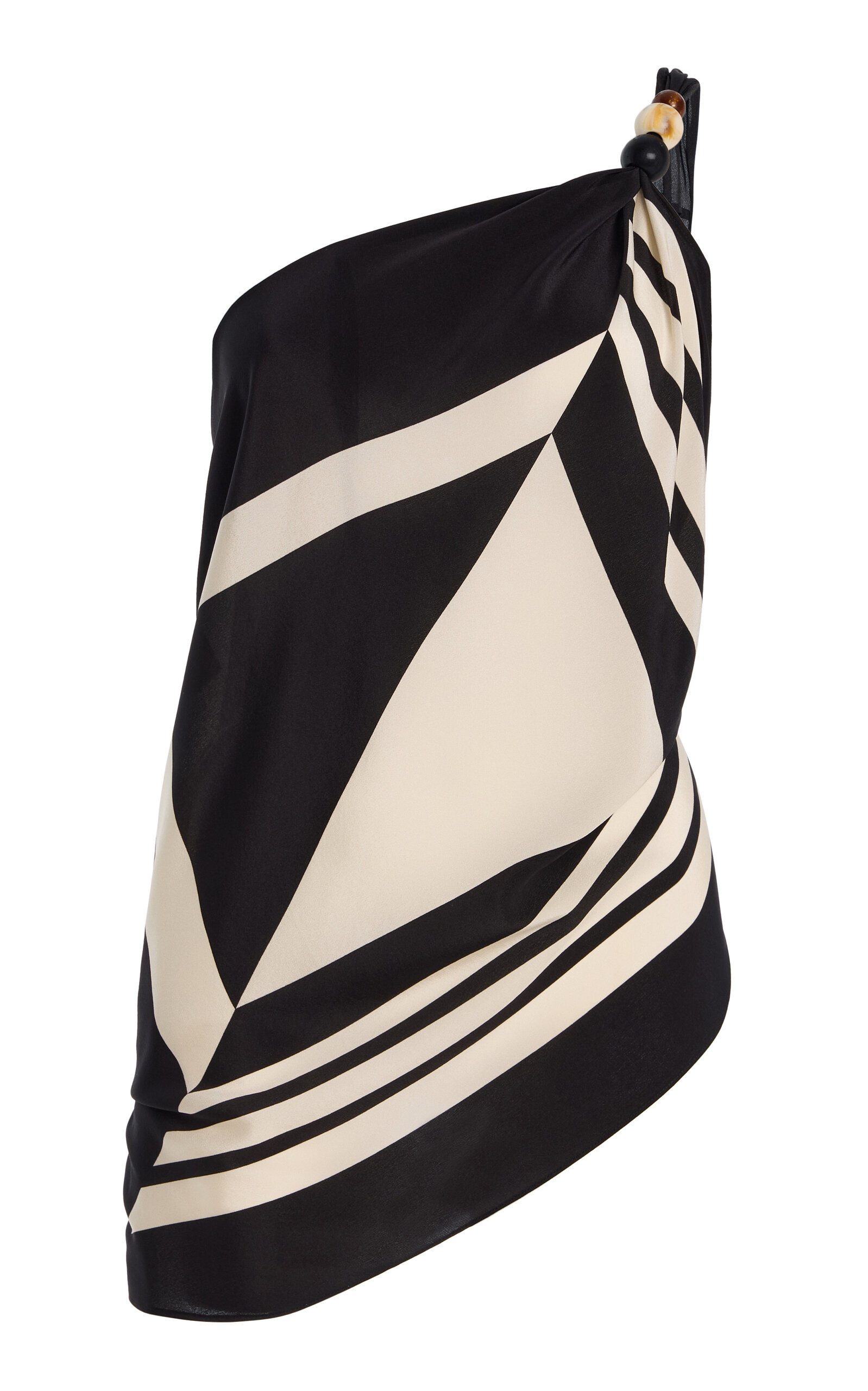 Pietra Beaded Silk Wrap Top | Moda Operandi (Global)