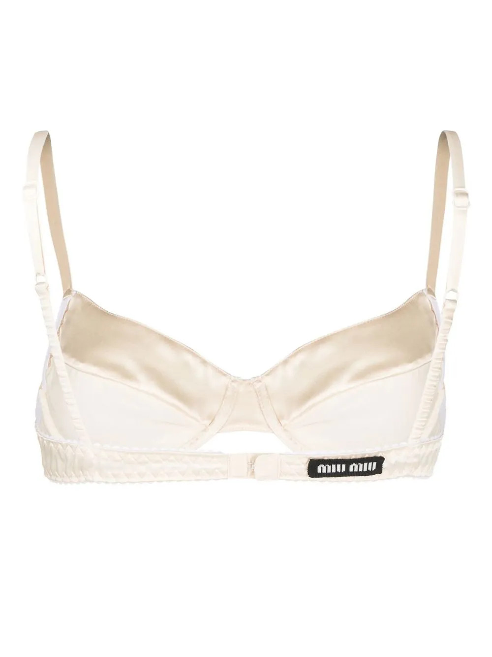 metallic-effect balconette bra | Farfetch Global