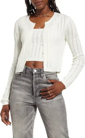 Cable Knit Tank & Cardigan Set | Nordstrom
