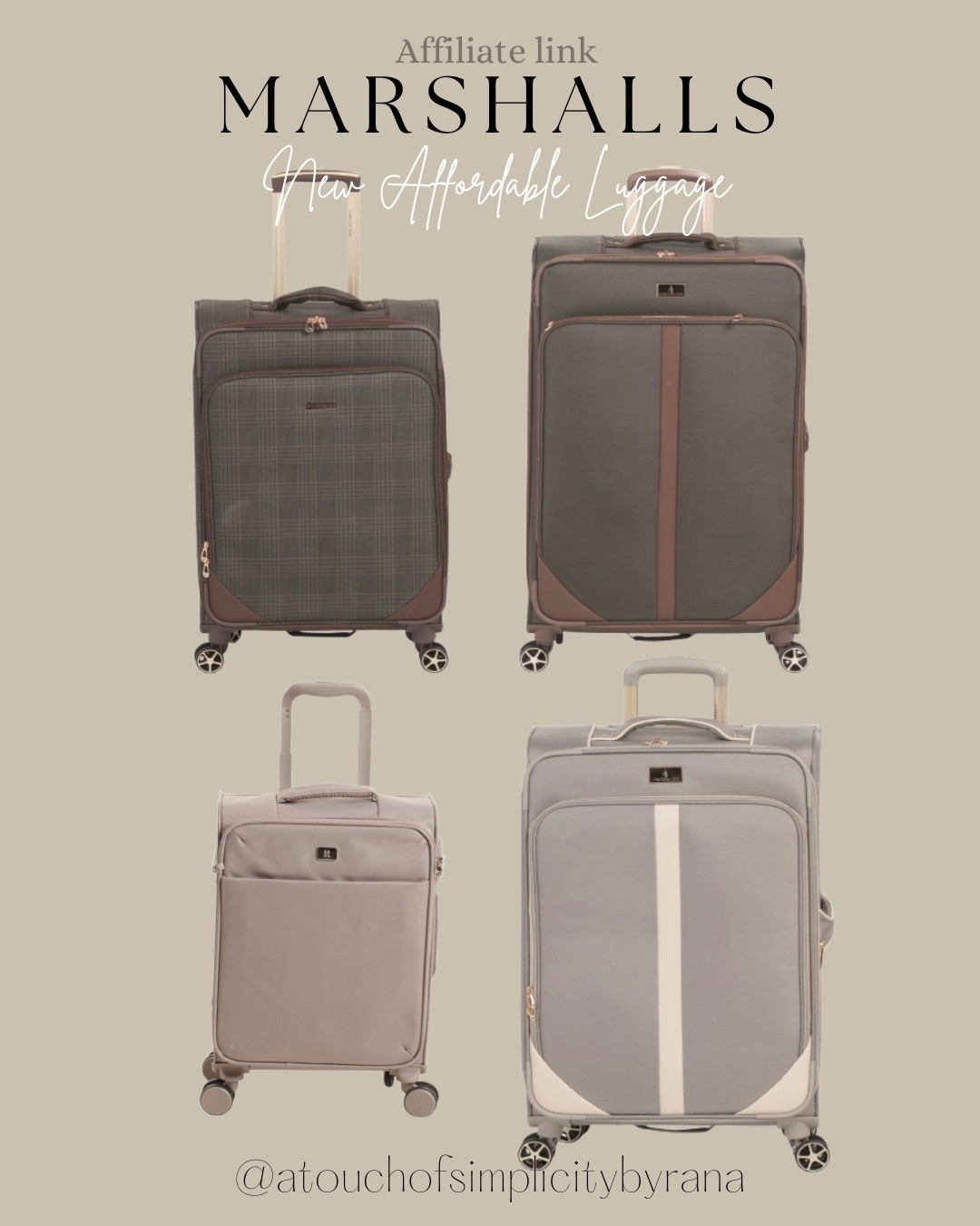 Getting ready to travel and looking for affordable luggage? Always check out your local @Marshalls store or online for all the affordable luggage options for your next trip. 

Carry on, hardside, softside, luggage set, Marshalls finds, affordable luggage, spinner, under seat bag, travel, travel essentials 

#LTKSaleAlert #LTKTravel