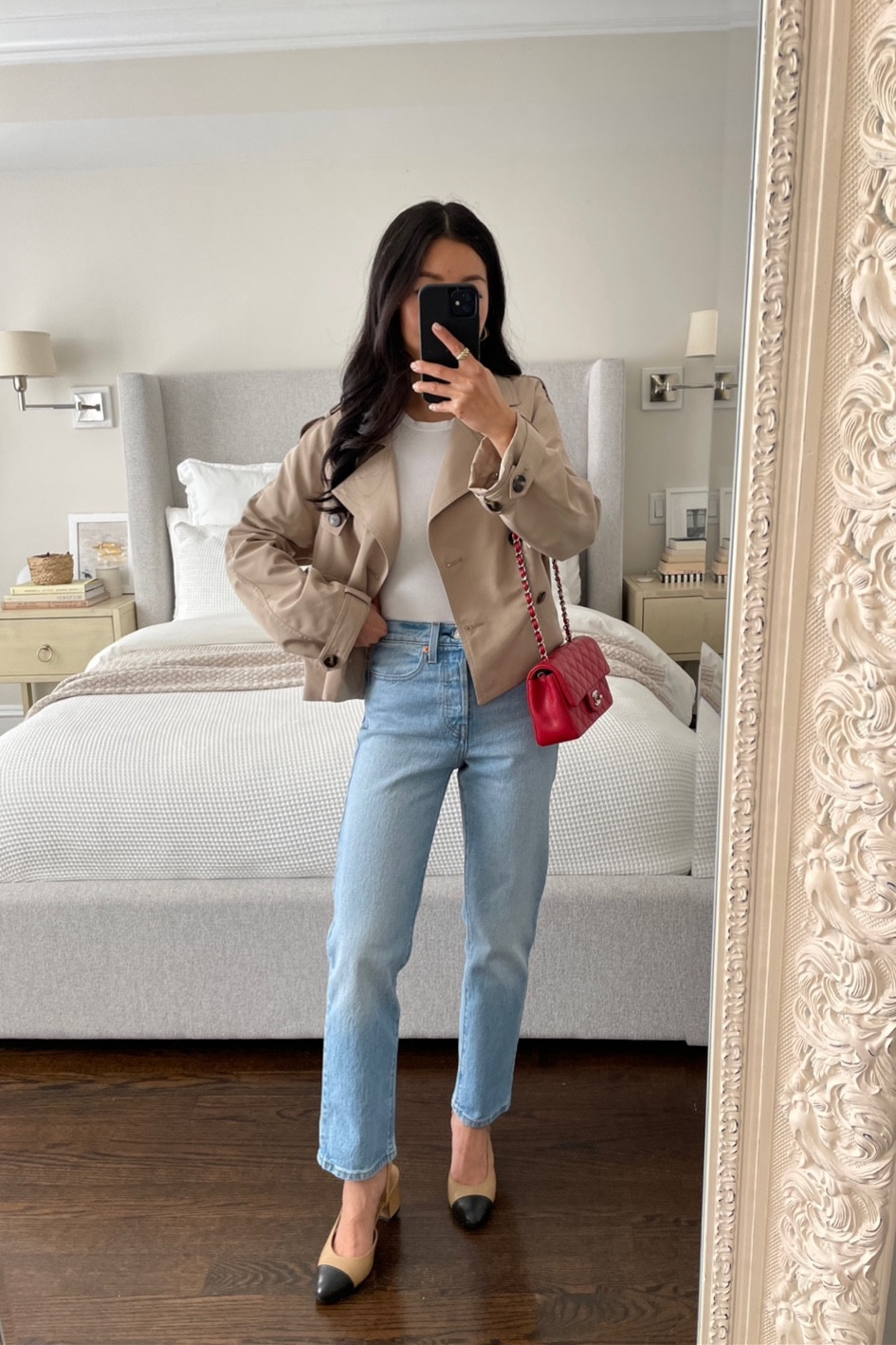 My favorite Levi’s on sale

• Levi’s wedgie straight jeans in fully baked light wash 24 x 26 - my favorite and most worn Levi’s style. TTS, petite friendly with a very flattering lifting effect at the rear. 

This Light wash is great for spring / summer. Slim fit at hips and legs 

I also love the Space to Think medium wash! 

Size 24x26 measures 13” across the waist, 10” rise, 25.5” inseam 

• Chanel mini bag

• Steve Madden cropped trench Xs

• Linked similar shoes 

• amazon bodysuit tee Xs, so soft!

#petite casual spring outfits #LTKSpringSale 

#LTKSeasonal #LTKsalealert #LTKfindsunder100