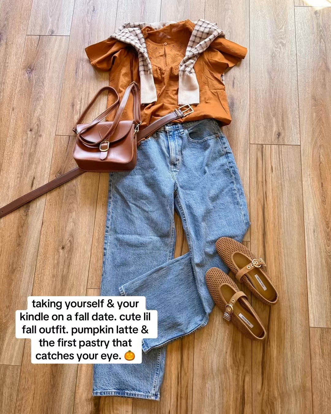 the cutest little casual fall outfit. this rust top is 100% cotton and so flattering on! it

#LTKSeasonal #LTKootd #LTKSaleAlert