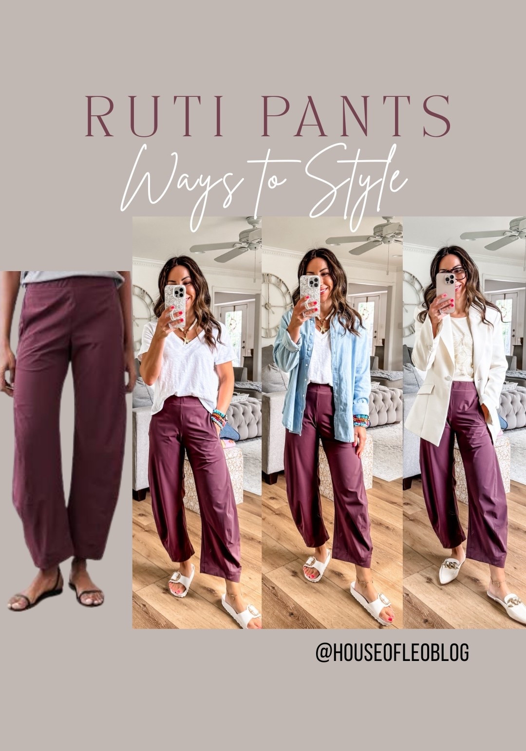 Ruti pants 2P. Tops small. White tee Xs. Linked similar blazers. Shoes tts. jewelry code HOUSEOFLEO20.

#LTKOver40 #LTKPetite
