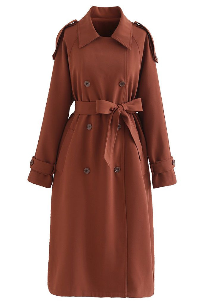 Infinite Trend Double-Breasted Longline Coat | Chicwish